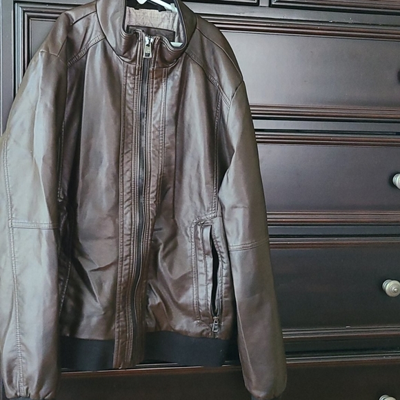 Calvin Klein Other - Calvin Klein Small Faux Leather Jacket